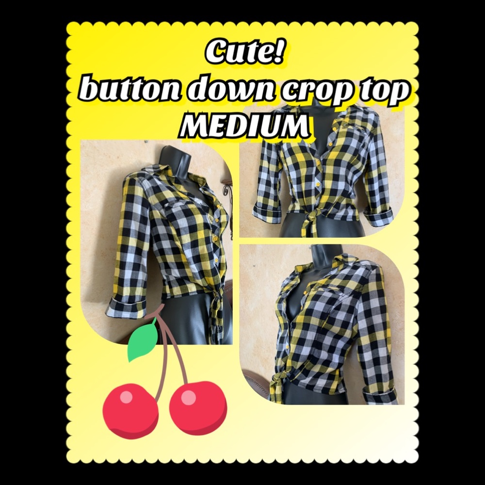 Crop Top- Medium (juniors) or Small (women’s)